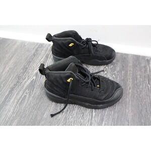 Air‎ Jordan 12 Retro Toddler Shoes Black Gold 151186-011 Size 13C